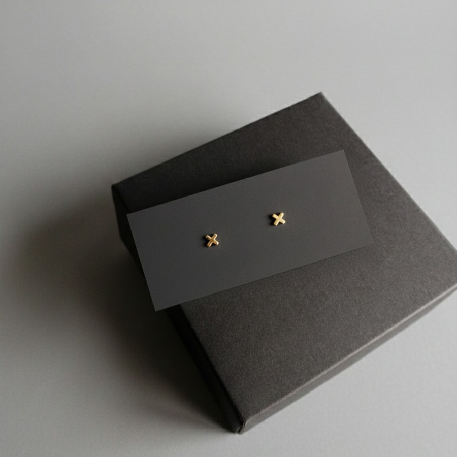 275 | Pliuso auskarai - vinukai